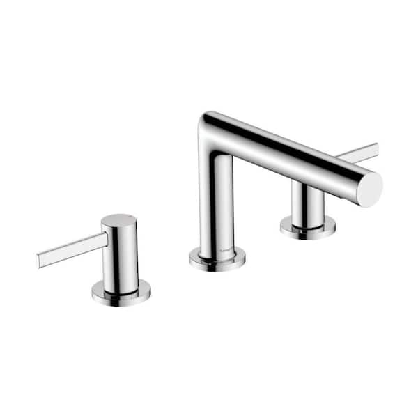 Zesis S 8 in. Widespread Double Handle Bathroom Faucet in Chrome