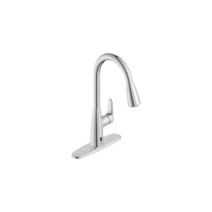 Colony Pro Touchless Single Handle Pull Down Sprayer Kitchen Faucet in Polished Chrome