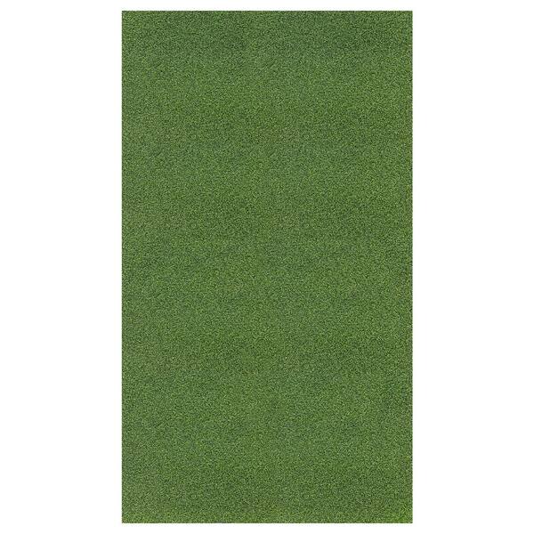 Costway 5 ft. x 3 ft. Standard Realistic Feel Golf Practice Mat Putting Mat  Synthetic Turf With 3 Tees SP37806 - The Home Depot