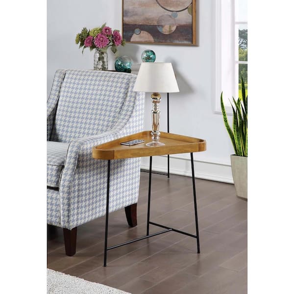 Triangle end tables for store living room