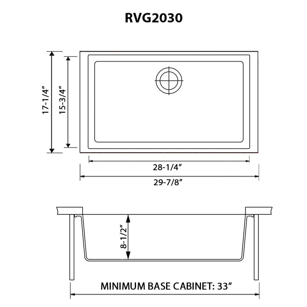 Arctic White Granite Composite Single Bowl Kitchen Sink