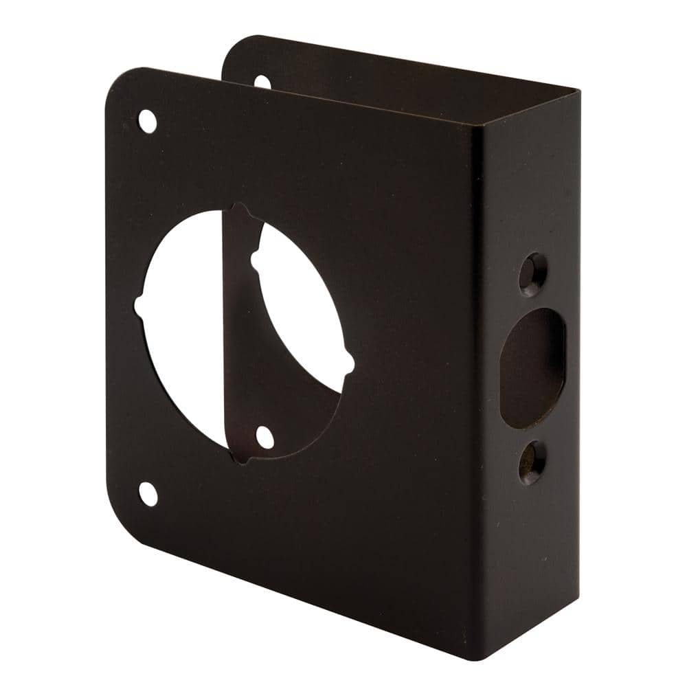 Prime-Line 1-3/8 in. x 4-1/2 in. Thick Solid Brass Lock and Door