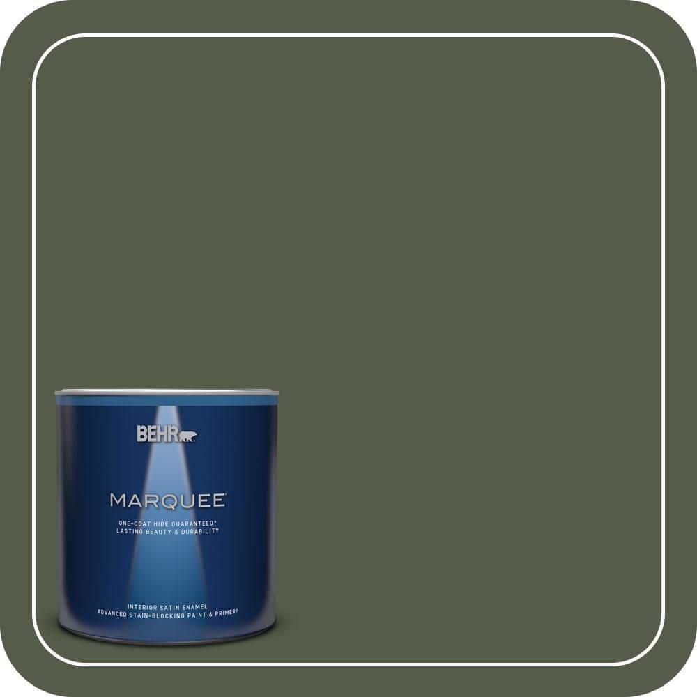 1 qt. #430F-7 Windsor Moss Satin Enamel Interior Paint & Primer product image for price tracking