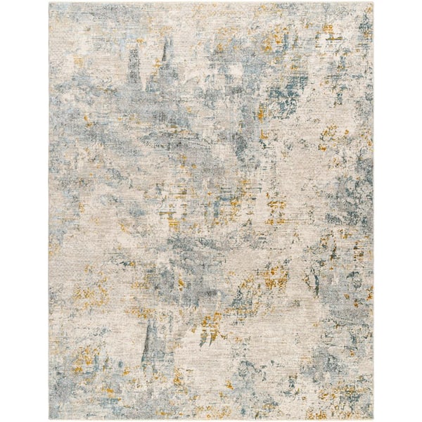 Cynthia Gray/Blue 8 ft. x 10 ft. Abstract Indoor Area Rug