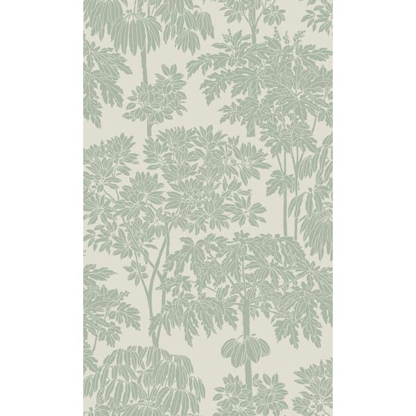 Walls Republic Green Tonal Trees Tropical Printed Non-Woven Paper Non Pasted Textured Wallpaper 57 sq. ft.