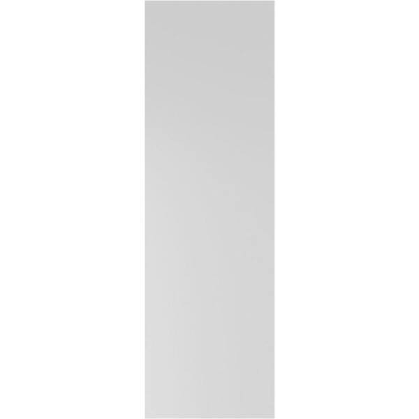 Ekena Millwork 12" x 66" True Fit PVC Two Equal Raised Panel Shutters, Raisin Brown (Per Pair)