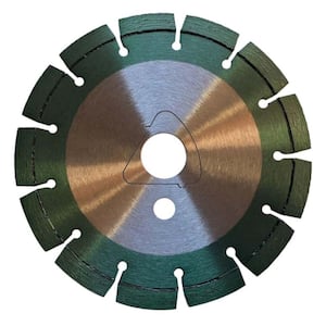6-3/8 in. Green Concrete Diamond Saw Blade for Early Entry Cutting - Soft Bond