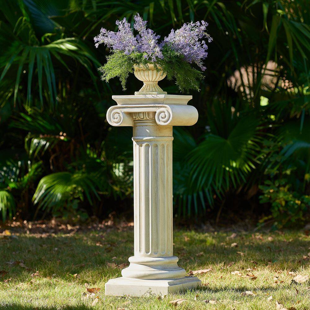 Irvell Indoor&Outdoor MGO Roman Pillar Classic Decorative Column Plant Stand, Antique White (14.75 in. H W x 39.3 in. H) price history on PriceWatchPro