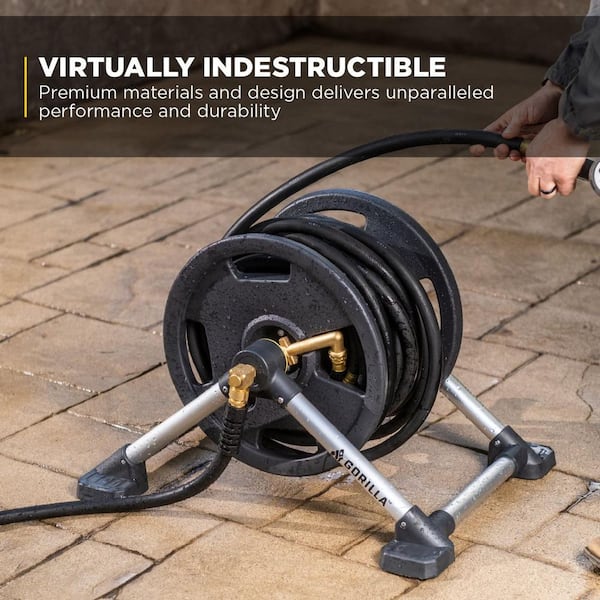 Reviews for Gorilla 150 ft. Aluminum Zero Rust Hose Reel | Pg 1