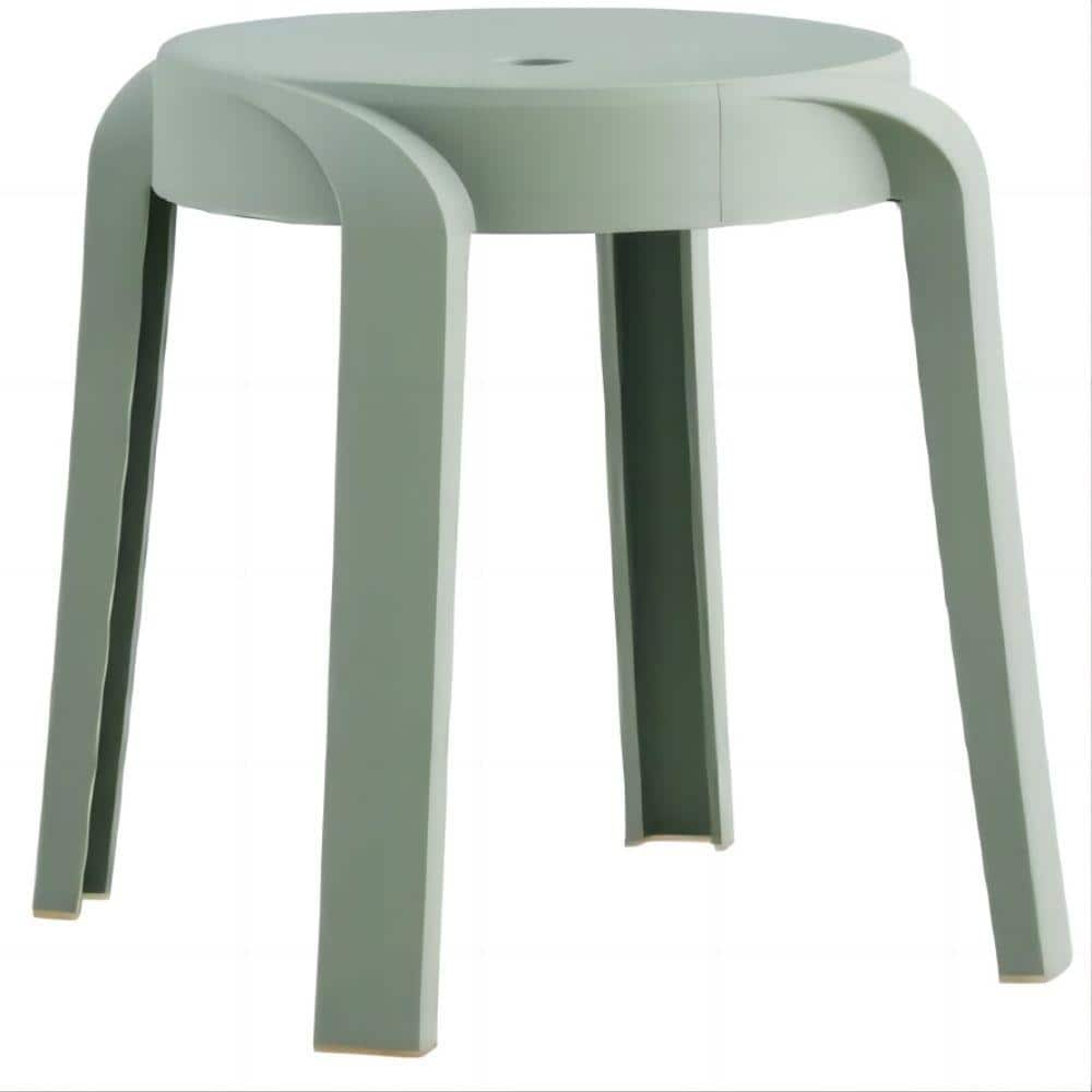 6 Pack Stackable Plastic Outdoor Bar Stool Nesting Stools Outdoor Flexible 