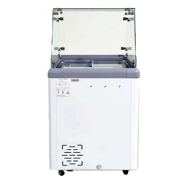 Cooler Depot 26 in. 5.6 cu. ft. 4 Tub Manual Defrost Ice Cream