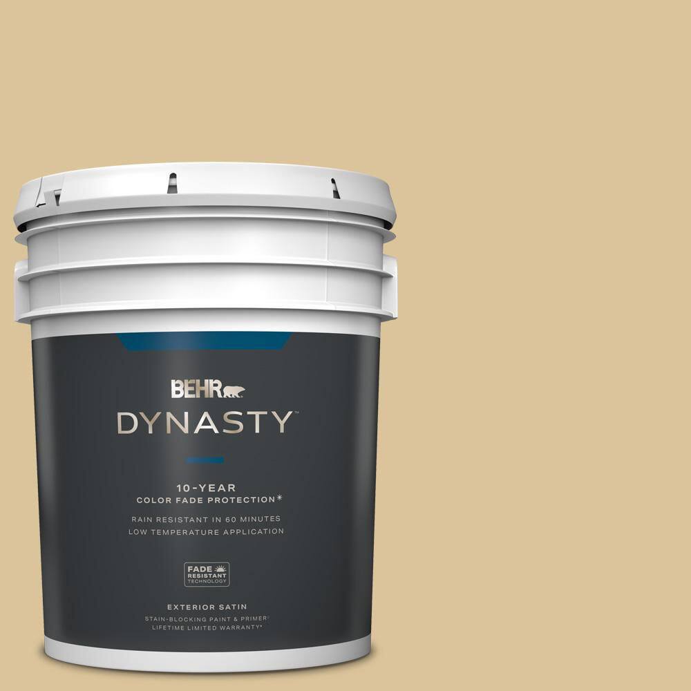 BEHR DYNASTY 5 gal. S3103 Natural Twine Satin Enamel Exterior Stain
