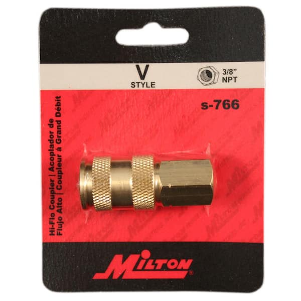 3/8 FNPT x 1/4 MNPT Hose Fitting Adapter — Milton® Industries Inc.