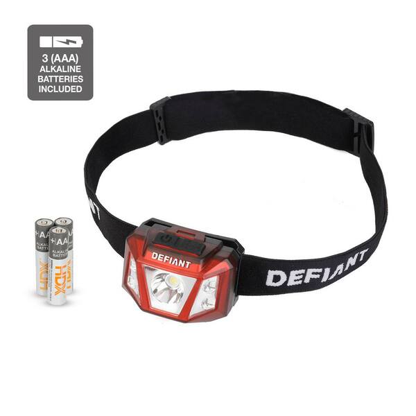 Defiant 550 Lumens Alkaline Headlamp-TH 00542 - The Home Depot