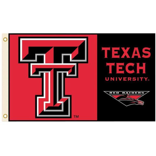 BSI Products NCAA 3 ft. x 5 ft. Texas Tech Flag