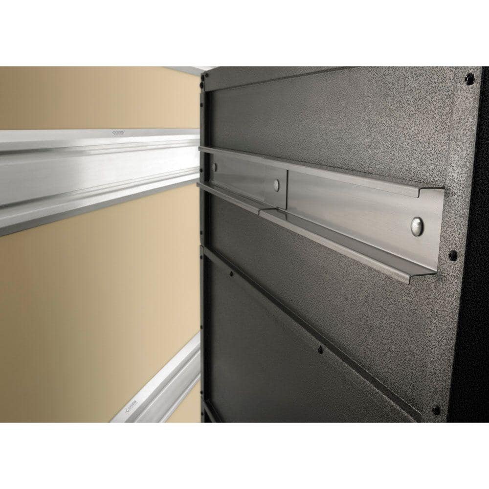 Silver Steel Ready-to-Assemble Cabinet Wall Bracket Kit