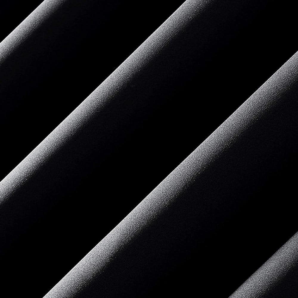 Black Polyester Blackout Grommet Window Panel, 52" x 63"