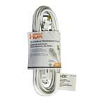 12 ft. 16/2 Cube Tap Extension Cord, White