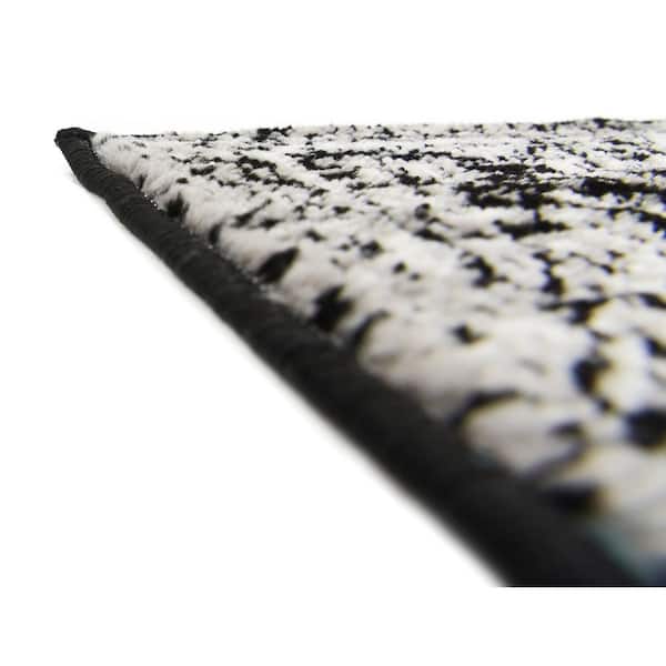 Unique Loom Sofia Casino Black 4' 0 x 6' 0 Area Rug 3137799