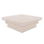 4 in. x 4 in. Tan Vinyl Federation Post Cap
