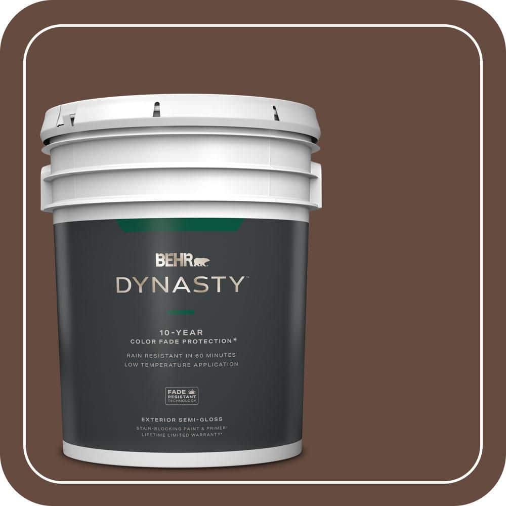 5 gal. #QE-16 Earth Chicory Semi-Gloss Exterior Stain-Blocking Paint & Primer product image for price tracking