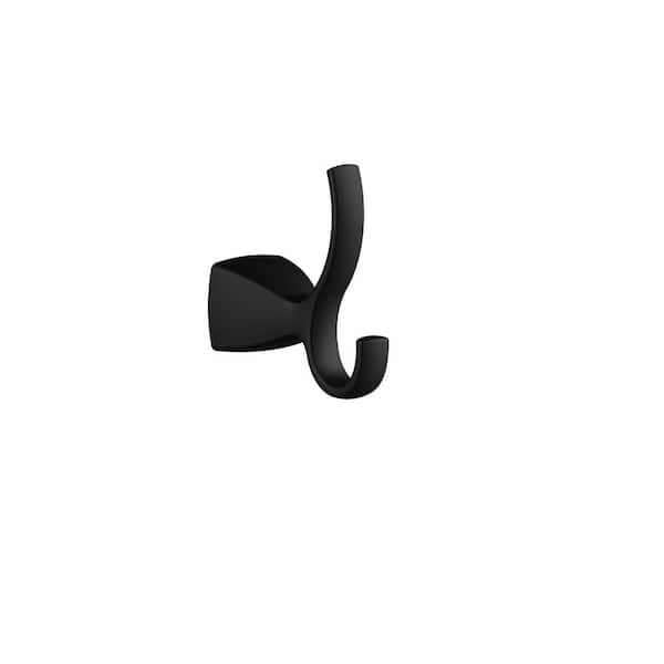 Gerber Gilde J-Hook Robe/Towel Hook in Satin Black D446064BS - The Home ...