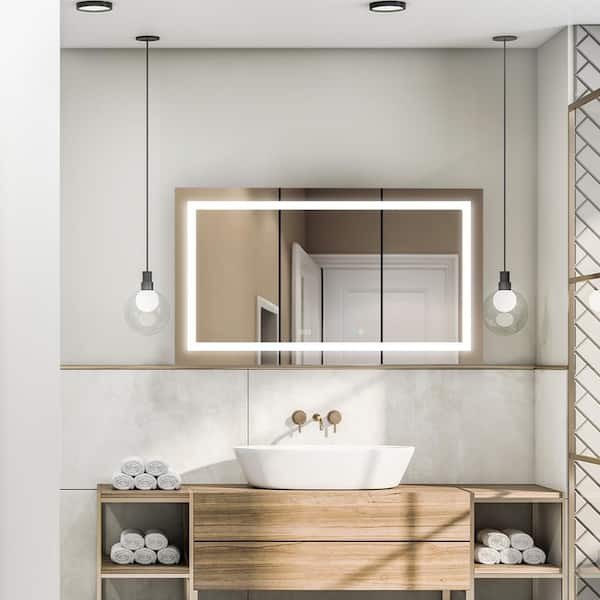 Aquadom Signature Royale 60 in W x 36 in. H Rectangular LED Tri