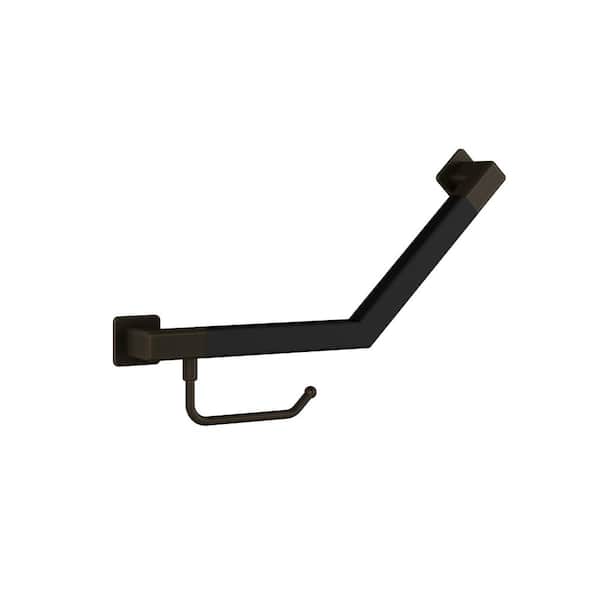 PULSE Showerspas Seville 17 in. x 1.25 in. Concealed Screw Angle Bar in Oil Rubbed Bronze