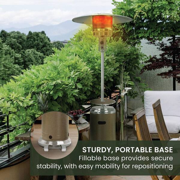 best products patio umbrella Best Choice Products 10x10ft 2-Tier Square Outdoor Solar LED Cantilever Patio Umbrella w/ Base Included