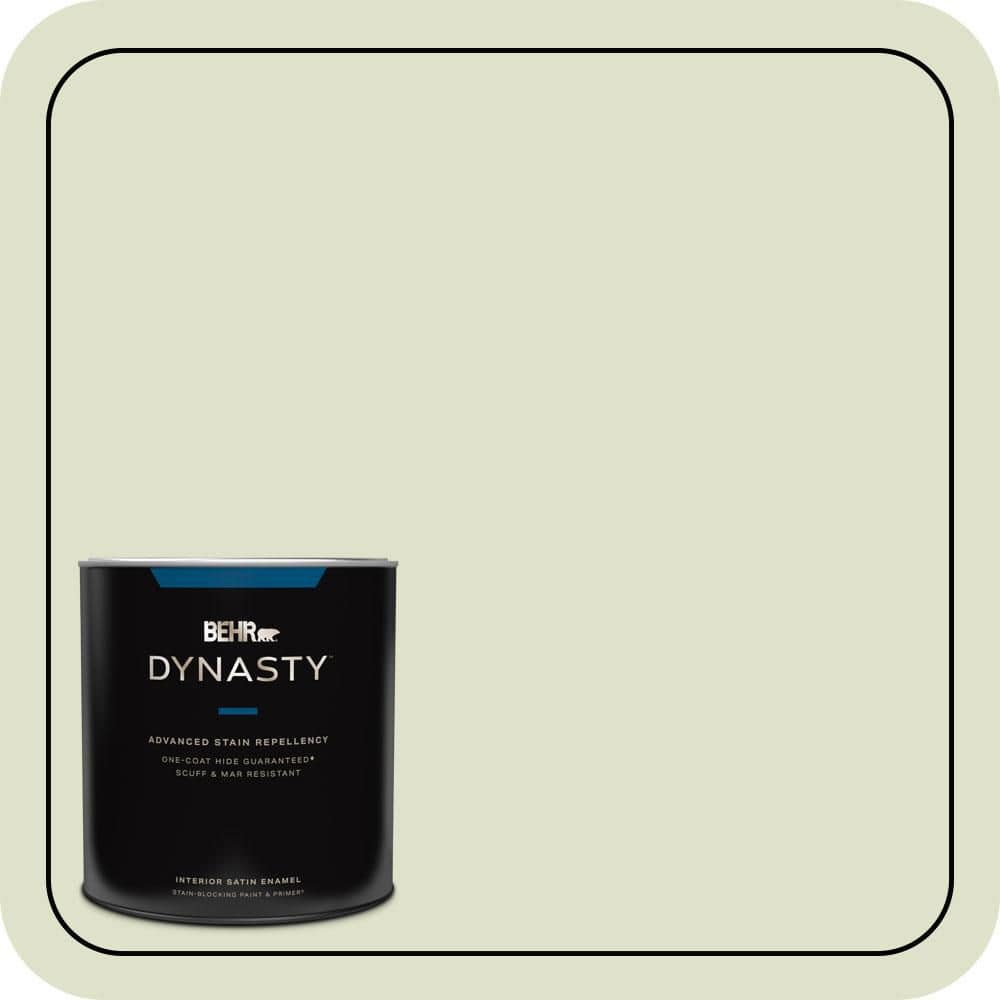 1 qt. #M350-2 Aloe Nectar Satin Enamel Interior Stain-Blocking Paint & Primer price history on PriceWatchPro