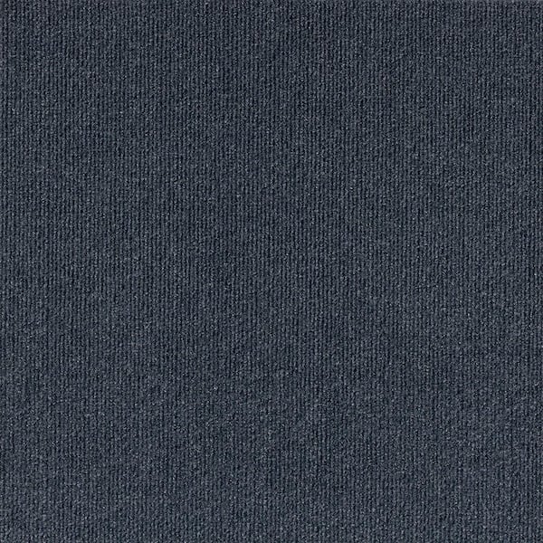 TrafficMaster Elevations - Ocean Blue Blue - 12 ft. 15 oz. SD Polyester Texture Full Roll Carpet sq. ft/Roll