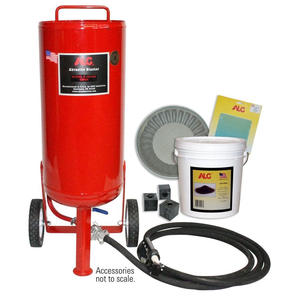 Amucolo 10 Gal Pot Sandblaster, 125 psi Pressure Sand Blasting Complete Kit  for Paint, Stain and Special Surface Treatment Yead-CYD0-3NP - The Home  Depot
