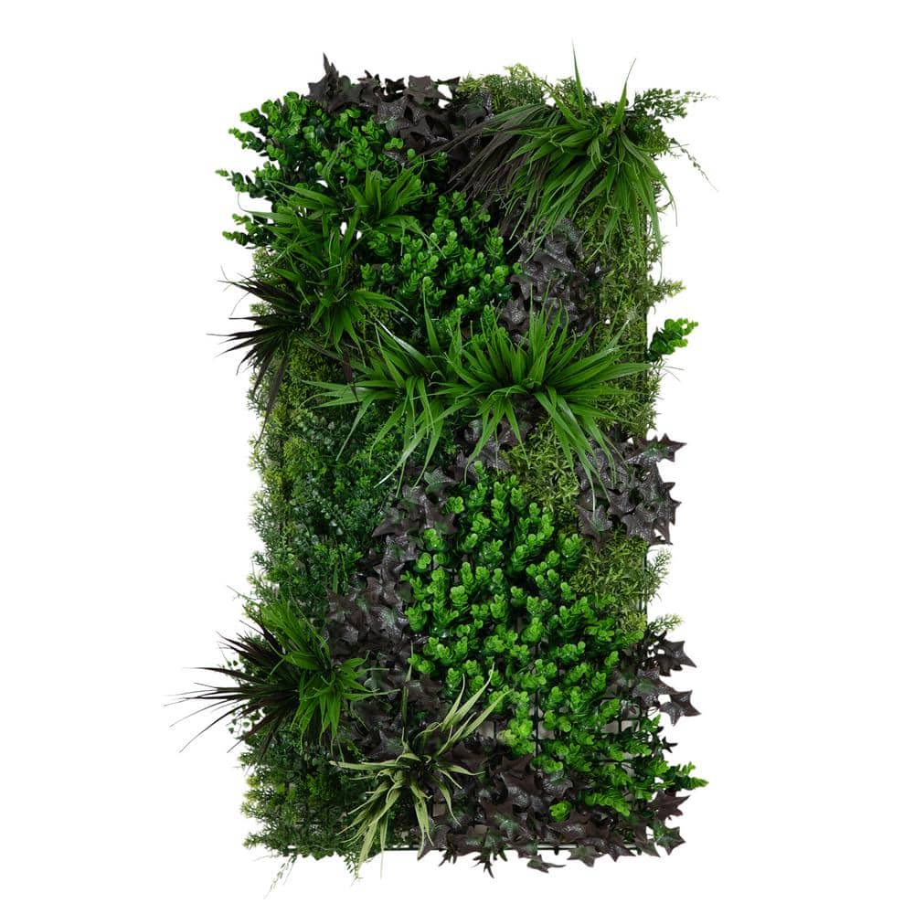 20 in. x 40 in. UV Resistant Borneo Jungle Artificial Living Wall Privacy Hedge Panel (Indoor/Outdoor) price history on PriceWatchPro