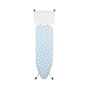 Ironing Board B 49 x 15 In with Solid Steam Unit Holder, Fresh Breeze Cover and White Frame