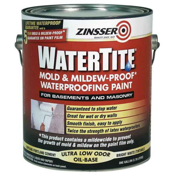 Zinsser 1-gal. Watertite Mildew Proof Waterproofing Paint-DISCONTINUED