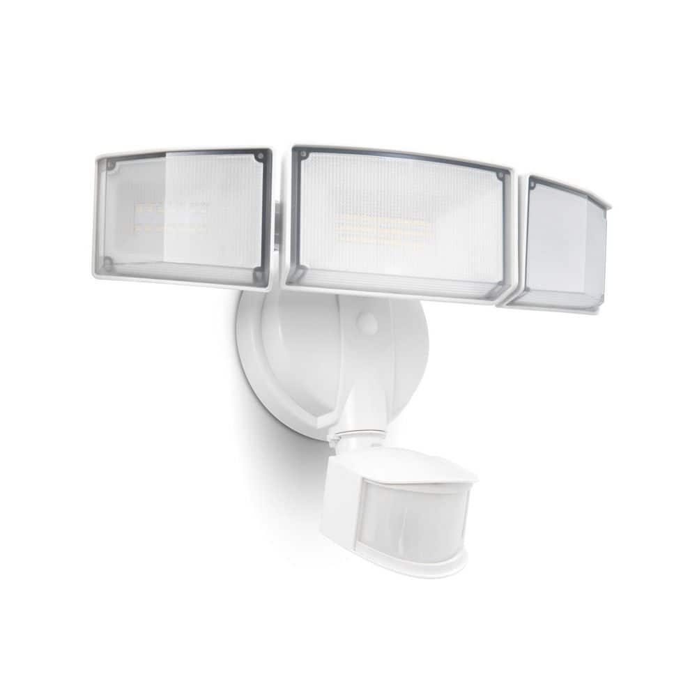 49-Watt 5500 Lumen 180° Motion Sensing Dusk to Dawn 5000K Daylight White LED Flood Light IP65 Waterproof price history on PriceWatchPro
