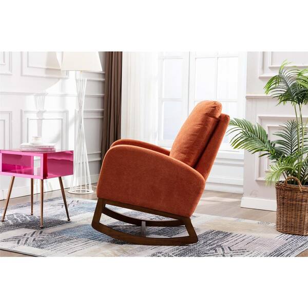 fabric rocking chairs living room