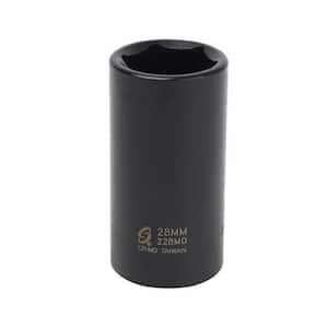 1/2 in. Drive 28 mm 6-Point Deep Impact Socket