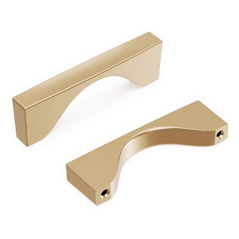 Channel Collection Pull 3 in. (76mm) Center to Center Satin Champagne Bronze Arch Cabinet Pull