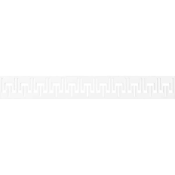 Ekena Millwork Victory Fretwork 0.375 in. D x 46.5 in. W x 6 in. L PVC Panel Molding