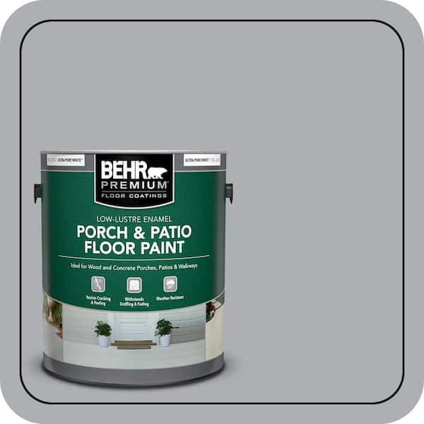 1 gal. #AE-50 Gray Cast Low-Lustre Enamel Interior/Exterior Porch and Patio Floor Paint