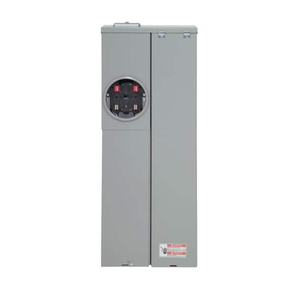 Eaton 200 Amp 20-Space 40-Circuit Surface EUSERC BR Type Main Meter Breaker