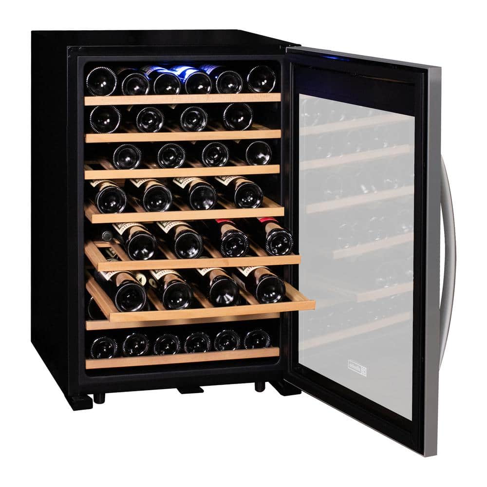 Allavino 55 Bottle Stainless Steel Freestanding Wine Refrigerator