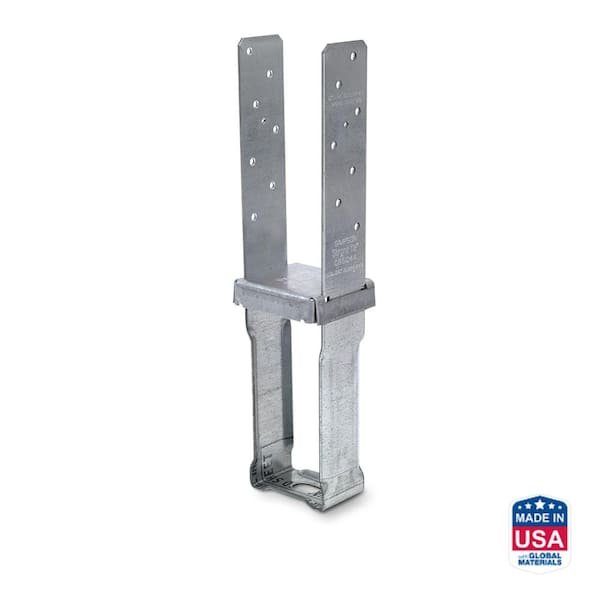 Simpson Strong-Tie CBSQ Galvanized Standoff Column Base for 4x4 Nominal Lumber with SDS Screws