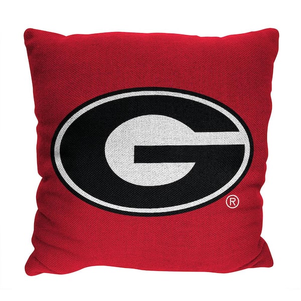 THE NORTHWEST GROUP NCAA Invert Georgia 2Pk Double Sided Jacquard Throw Pillow