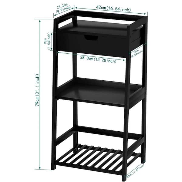 ᐈ 【Aquatica Universal 70.75 Waterproof American Walnut Wood Bathroom  Ladder Shelf】 Buy Online, Best Prices