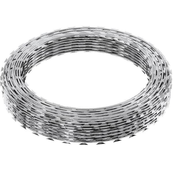 20 in. x 325 ft. Metal Single Wire Barbed Wire Fence Netting