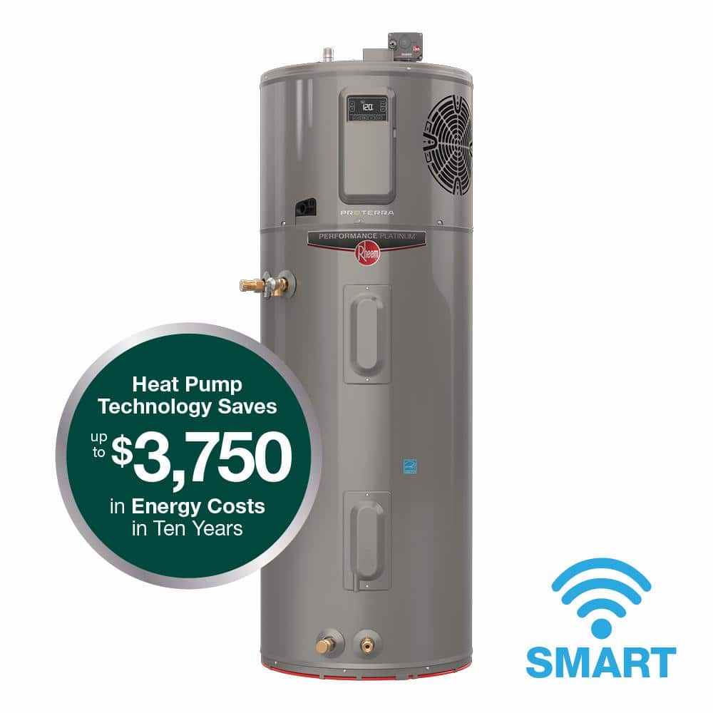 Rheem Performance Platinum ProTerra 50 Gal Smart Heat Pump Water Heater