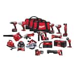 M18 18-Volt Lithium-Ion Cordless Combo Tool Kit (16-Tool) with Four 3.0 Ah Batteries, 1-Charger, 3-Tool Bag