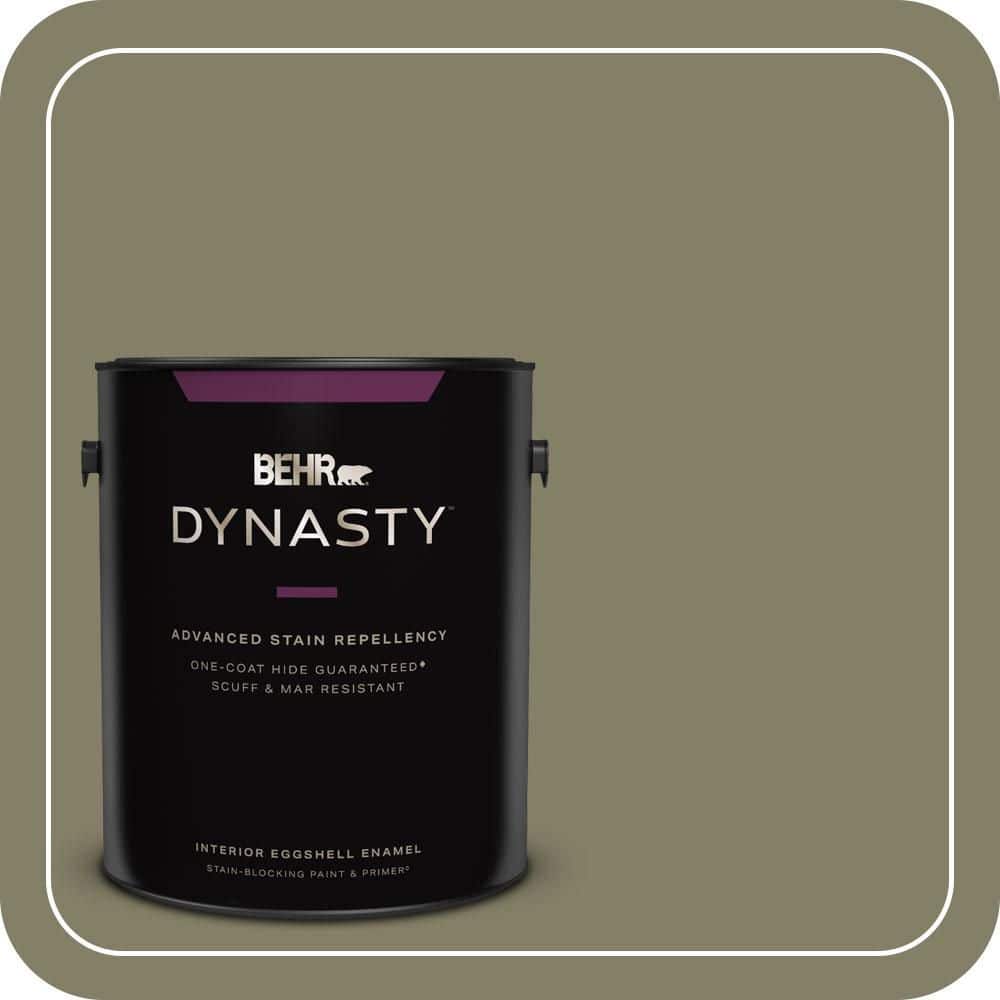 1 gal. #QE-37 Knotweed Eggshell Enamel Interior Stain-Blocking Paint & Primer price history on PriceWatchPro